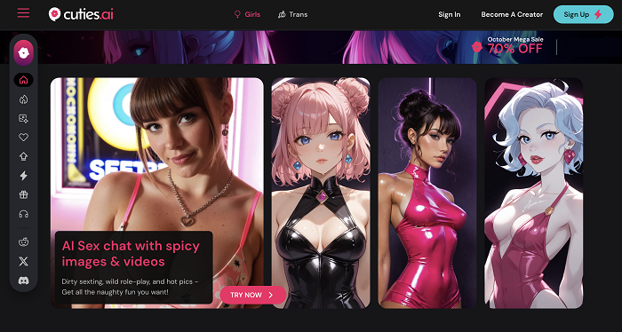 Try Cuties AI Sex Chat with Live AI Cams